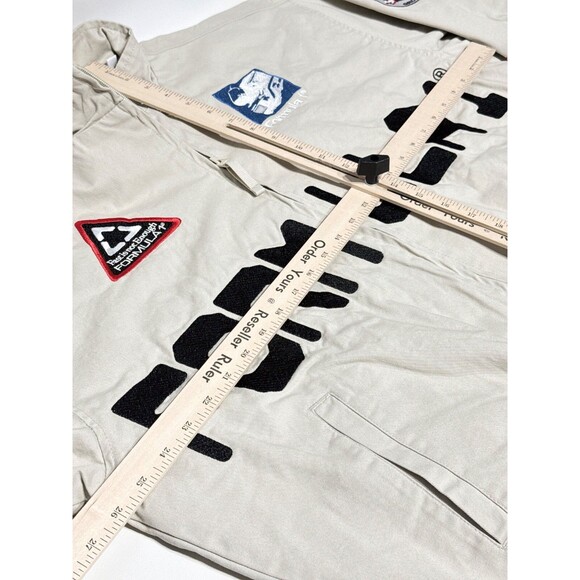 NWT $150 F1 Formula 1 x PacSun Ground Effect Racing Jacket 2024 Cream Men Size M - Picture 15 of 16